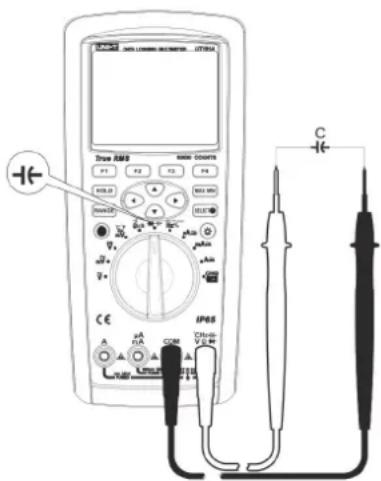 Uni-T UT181A - Relativwertfunktion einsetzen - 1