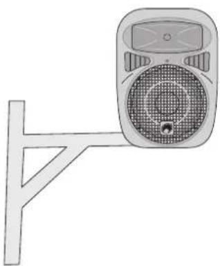 Omnitronic NKB-210 - Installation on a wall mounting - 1