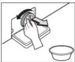 Equator EW826ED852 - Cleaning the coin trap - 2