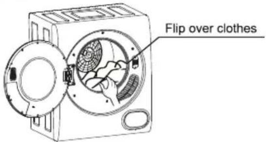 Flip over clothes