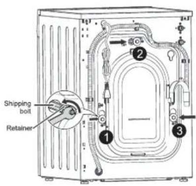 Shipping bolt Retainer