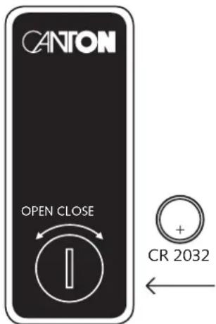 CANTON OPEN CLOSE I + CR 2032
