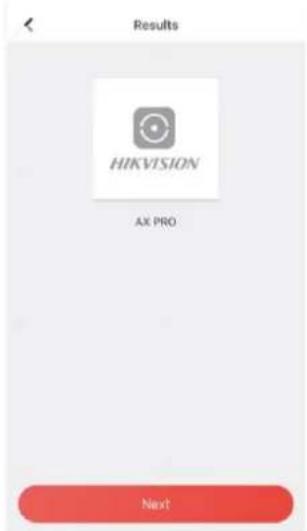 Results HIKVISION AX PRO Next