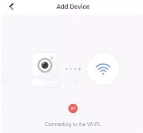 Add Device 85 Connecting to the Wi-Fi.