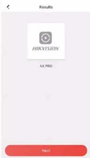 Results HIKVISION AX PRO Next