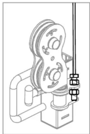TAURUS Universal Smith Machine - Option 2: Gewindeende des Kabels - 1