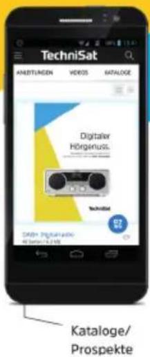 TechniSat ANSTUAGEN VIDEOS KATALOGE Digitaler Hörgenuss. Kataloge/Prospekte