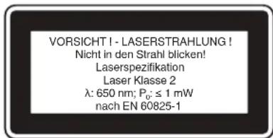 EINHELL BT-KGS 211 - Speciale aanwijzingen omtrent de laser - 2