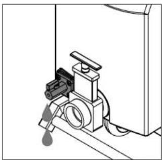Technical line drawing of a mechanical assembly with no visible text or symbols