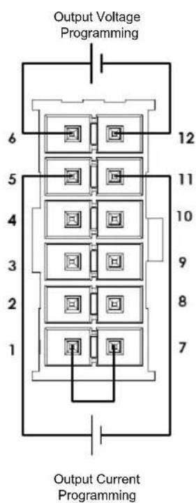 Output Voltage Programming 6 12 5 11 4 10 3 9 2 8 1 7 Output Current Programming