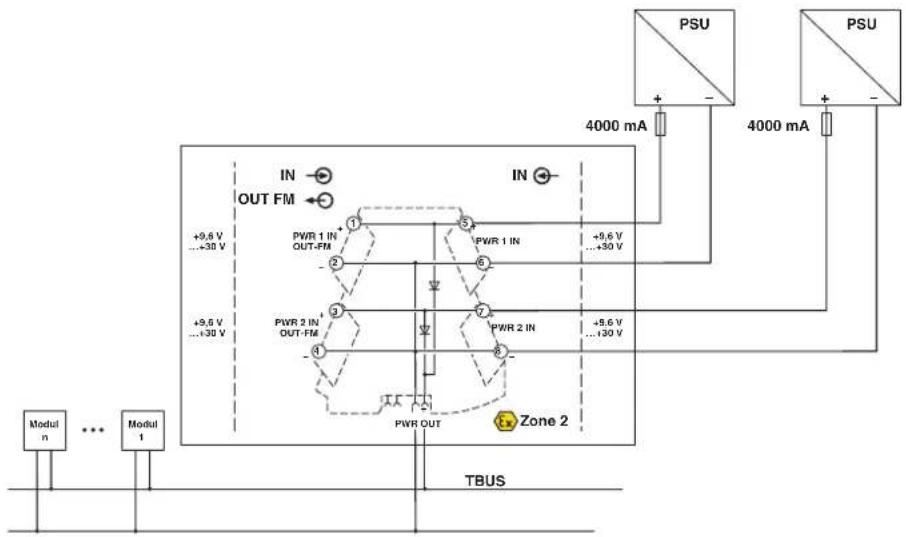Phoenix Contact MINI MCR-2-RTD-UI - Einspeisung über eine Einspeiseklemme MINI MCR-2-PTB... - 3