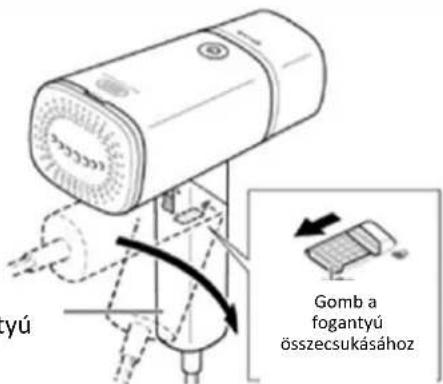 Gomb a fogantyú összecsukásához zyú