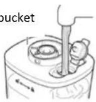 Heinner HGS-1500GR - Open the filler cap of the water tank - 2