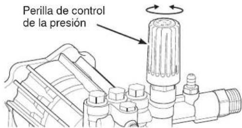 Perilla de control de la presión
