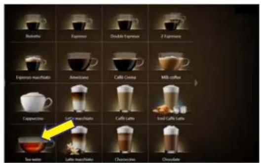 Rednetto Expresso Double Espresso 2 Espresso Expresso machiato Americano Caffo Crema Milk coffee Cappuccino Salt machiato Caffo Latto Iced Caffe Latto Tea water Lettio machiato Chesscino Chocolate