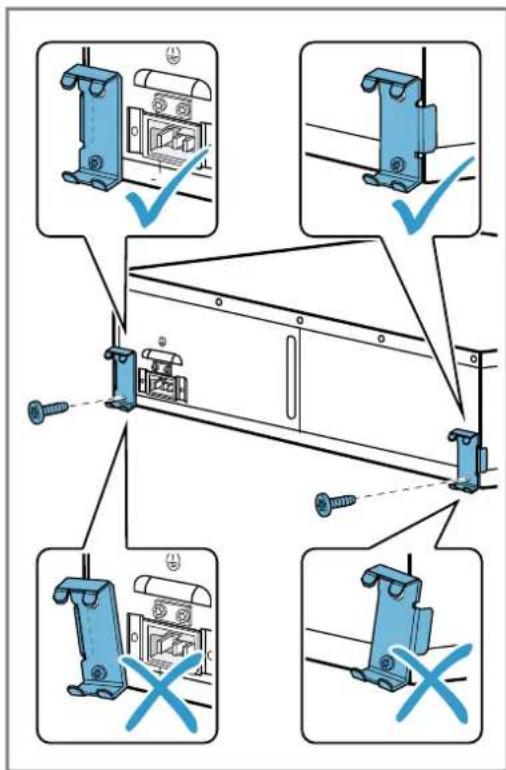 Technical diagram showing four views of a mechanical assembly with labeled components and checkmark indicators for inspection or repair.