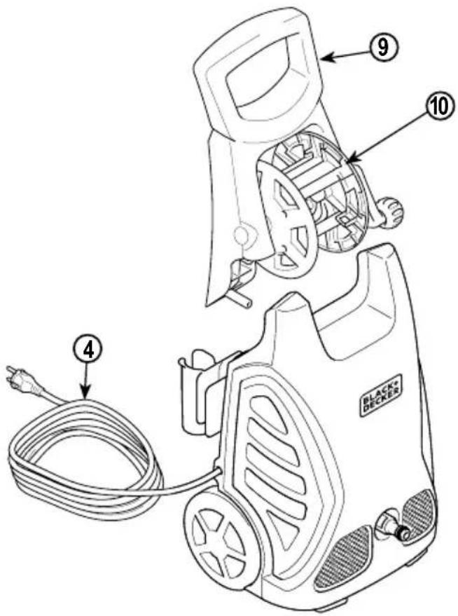 BLACK DECKER ④ ⑨ ⑩