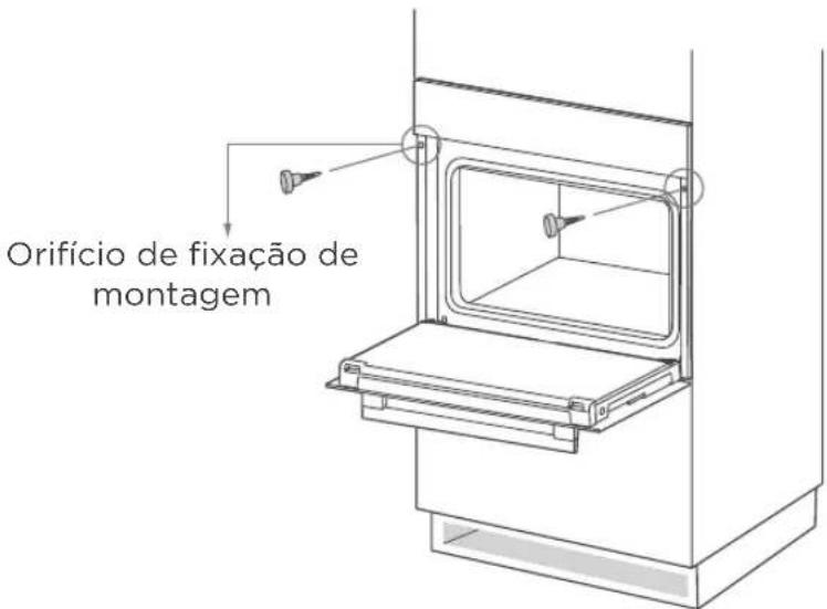 Orifício de fixação de montagem