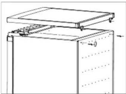 Frilec BREMEN130-E-010CW - Reverse the door - 1