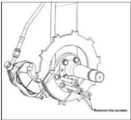 Remove the screws