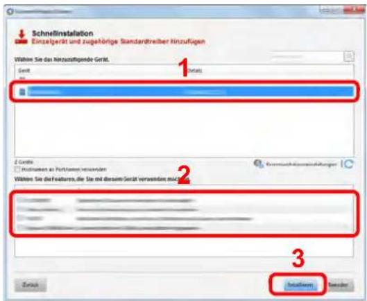 Schnellinstallation Einzelgerät und zugelkörige Standardbreiber hinzufügen Währen Sie das hinzunstigende Gerät. Gesamt 1 Gesamt 2 Gieslins 3 Kontaktien als Produktions verwandern Währen Sie das Features, die Sie mit diesem Gerät verwendem möglich 3 Installungen
