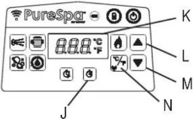 INTEX PureSpa SC-WF20 - WHIRLPOOL BEDIENFELD (STEUEREINHEIT-OBERTEIL) - 1