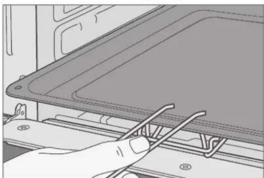 Hanseatic HMO366BKB - The oven rack, dripping pan and gripper - 2