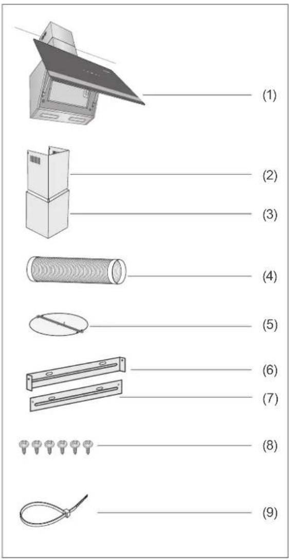 PRIVILEG SY-103E13-E4-C55-L52-900 - Benötigtes Montagematerial - 1