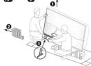 SAMSUNG HG50BU800AU - Installing the LED TV Stand - 11
