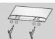 SAMSUNG HG50BU800AU - Installing the LED TV Stand - 14