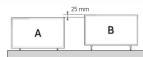SAMSUNG HG50BU800AU - Installing the LED TV Stand - 5