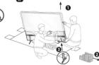 SAMSUNG HG50BU800AU - Installing the LED TV Stand - 12