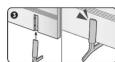 SAMSUNG HG50BU800AU - Installing the LED TV Stand - 13