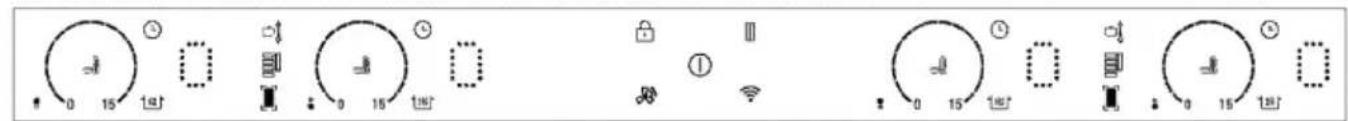 Cropped image showing multiple circular control buttons with icons and numbers, likely from a device interface or settings panel.