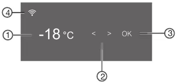 MIELE FNS 7040 C - Bedienblende mit Startdisplay - 1