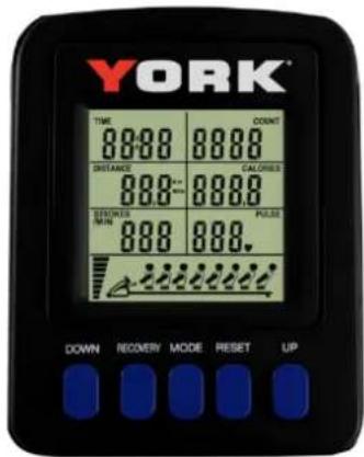 York Fitness Turbine Rower YRK56040A - Operation of Your Console - 1