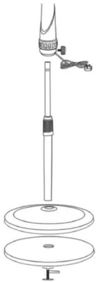 DCG VE1640 - PRODUCT ASSEMBLY ASSEMBLE OF BASE - 1