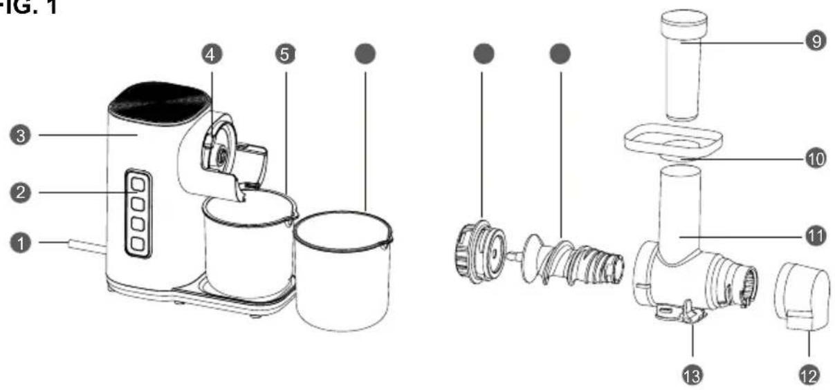 FIG. 1 3 2 1 4 5 9 10 11 13 12