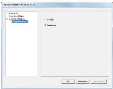 Software Operation Panel SP-1425 Grants Grainsordnung Grainsordnung 2 Dispositioner1 A-M19C D-disitiver OK Abzehen Übertragten