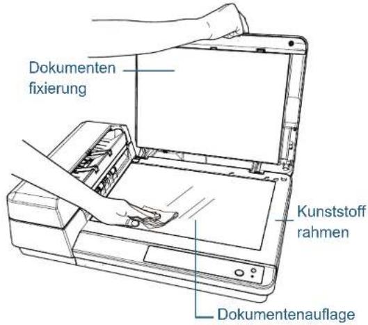 Dokumenten fixierung Kunststoff rahmen Dokumentenauflage