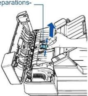 FUJITSU SP-1425 - Austauschen der Papierseparations-Einheit - 2