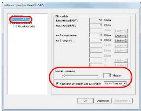 Software Operation Panel SP-3425 Einkohlr Einkohlr Gewerbengel (ADF): 93 Stater Begarantarge (FE): 5 Stater De la Papiereparaten: 0 Stater De la Erzeugende: 0 Stater De la LechenQ De la LechenL De la LechenM De la LechenN De la LechenO De la LechenP De la LechenQ De la LechenR Energy Consumption 15 Minutes ✓ Nach eine bestimmten Zeit auszahlen: Nach 4 Stunden OK Abgaben Veränderung