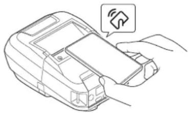 BROTHER RJ-3230BL - Drucker über NFC mit einem Mobilgerät verbinden (Android) - 1