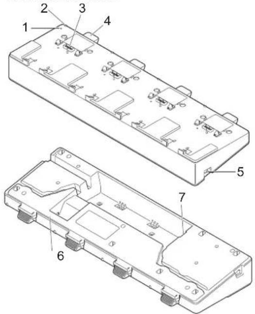 BROTHER RJ-3230BL - Beschreibung der Einzelteile - 1