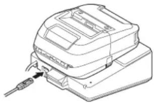 BROTHER RJ-3230BL - Drucker über die Ladeschale mit einem verkabelten Netzwerk (LAN) verbinden - 1