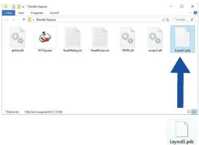 Transfer Express Start Propulsion Ansicht Transfer Express pFile.dll PfCsp.exe ReadMeEng.txt ReadMeJpm.txt TRDRv.dll umzip32.dll Layout1.pdz 7Elemente 1Element.ausgewählt (1,13 KB) Layout1.pdz