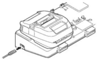 BROTHER RJ-3230BL - Drucker über die Vierfach-Ladeschale mit einem verkabelten Netzwerk (LAN) verbinden - 1
