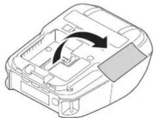 BROTHER RJ-3230BL - Akku einsetzen - 2