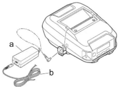 BROTHER RJ-3230BL - Akku über einen Netzadapter (optional) aufladen - 1