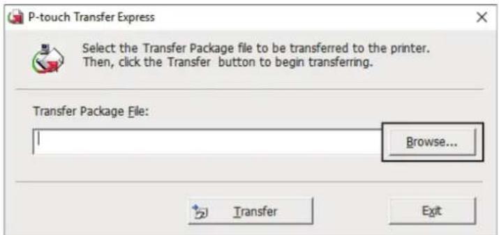 BROTHER RJ-3230BL - Transfer-Package-Datei (PDZ) an den Drucker übertragen - 2